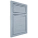 Shiloh Cabinetry Beaded Inset Napa Horizontal Poplar Plain Cut Sky Door