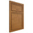 Shiloh Cabinetry Beaded Inset Napa Horizontal Red Oak Plain Cut Autumn Door