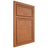 Shiloh Cabinetry Beaded Inset Napa Horizontal Red Oak Plain Cut Harvest Door