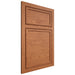 Shiloh Cabinetry Beaded Inset Napa Horizontal Red Oak Plain Cut Harvest Door
