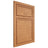 Shiloh Cabinetry Beaded Inset Napa Horizontal Red Oak Plain Cut Medium Door