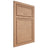 Shiloh Cabinetry Beaded Inset Napa Horizontal Red Oak Plain Cut Natural Door