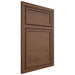 Shiloh Cabinetry Beaded Inset Napa Horizontal Walnut Plain Cut Natural Door