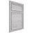 Shiloh Cabinetry Beaded Inset Napa Horizontal Walnut Plain Cut Stratus Door