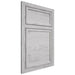 Shiloh Cabinetry Beaded Inset Napa Horizontal Walnut Plain Cut Stratus Door