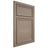Shiloh Cabinetry Beaded Inset Napa Horizontal White Oak Plain Cut Almond Door