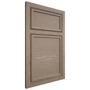 Shiloh Cabinetry Beaded Inset Napa Horizontal White Oak Plain Cut Almond Door
