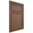 Shiloh Cabinetry Beaded Inset Napa Horizontal White Oak Plain Cut Autumn Door