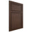 Shiloh Cabinetry Beaded Inset Napa Horizontal White Oak Plain Cut Braun Door