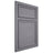 Shiloh Cabinetry Beaded Inset Napa Horizontal White Oak Plain Cut Cadet Door