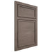 Shiloh Cabinetry Beaded Inset Napa Horizontal White Oak Plain Cut Clay Door