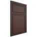 Shiloh Cabinetry Beaded Inset Napa Horizontal White Oak Plain Cut Dusk Door