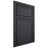 Shiloh Cabinetry Beaded Inset Napa Horizontal White Oak Plain Cut Harbor Door