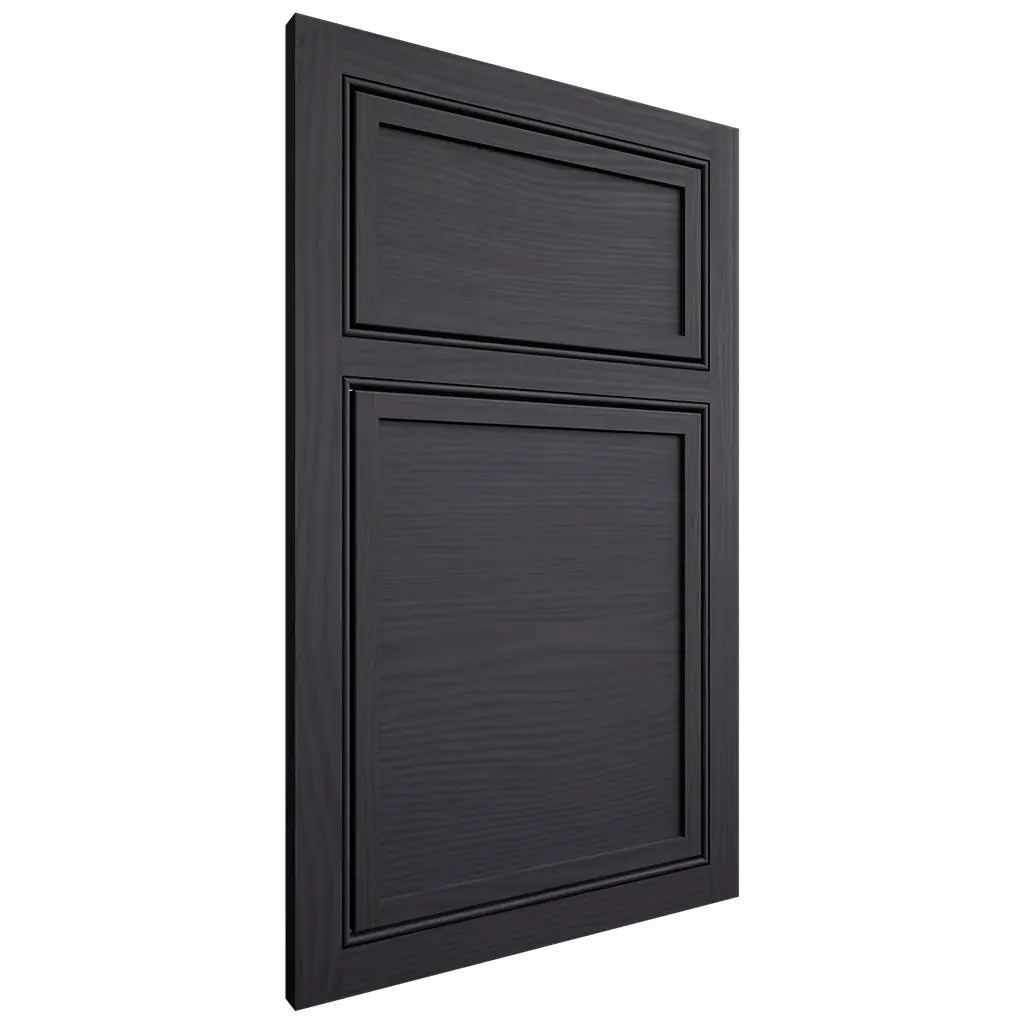 Shiloh Cabinetry Beaded Inset Napa Horizontal White Oak Plain Cut Harbor Door