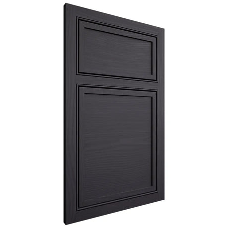 Shiloh Cabinetry Beaded Inset Napa Horizontal White Oak Plain Cut Harbor Door