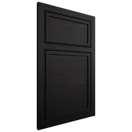 Shiloh Cabinetry Beaded Inset Napa Horizontal White Oak Plain Cut Ink Door