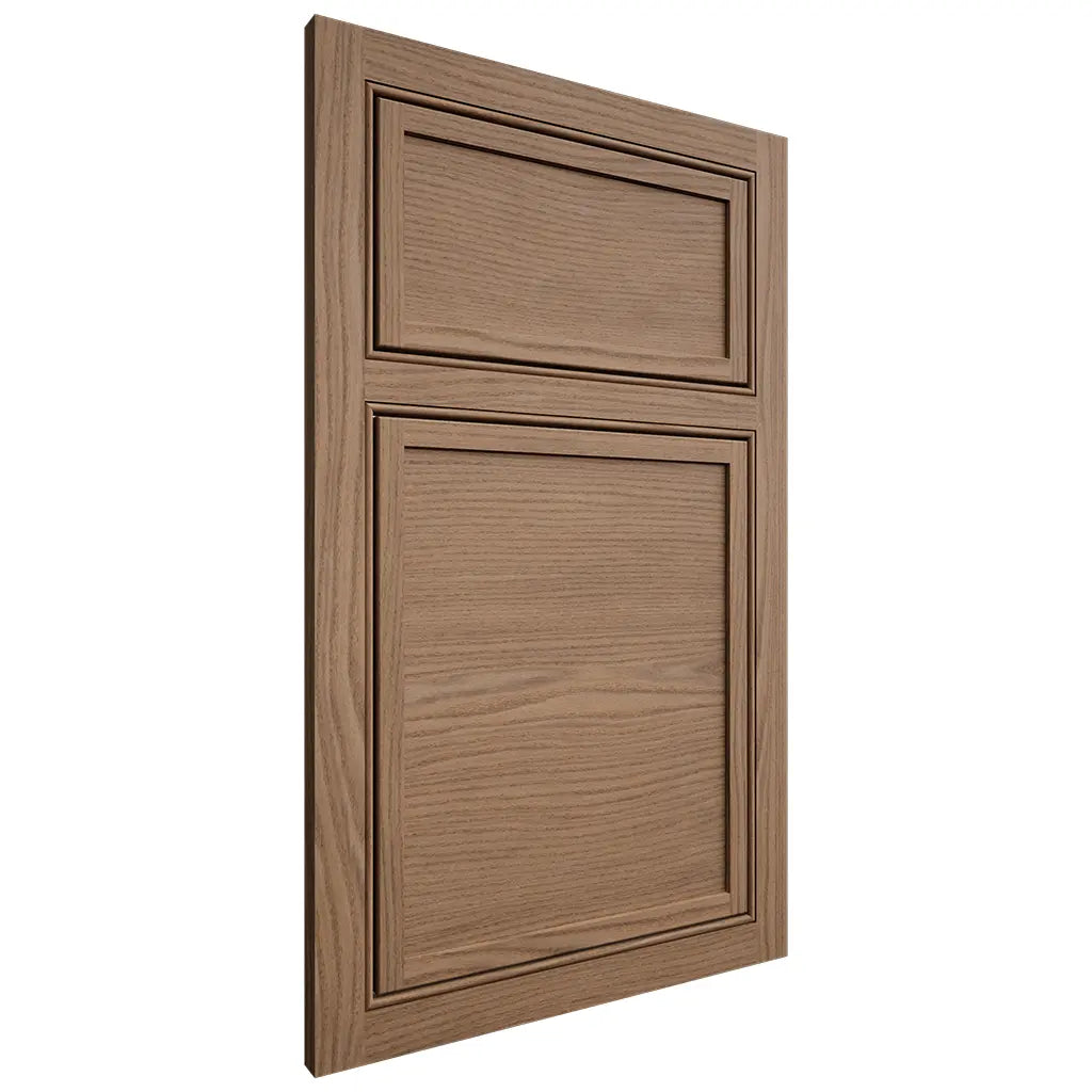 Shiloh Cabinetry Beaded Inset Napa Horizontal White Oak Plain Cut Medium Door