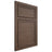 Shiloh Cabinetry Beaded Inset Napa Horizontal White Oak Plain Cut Mineral Door