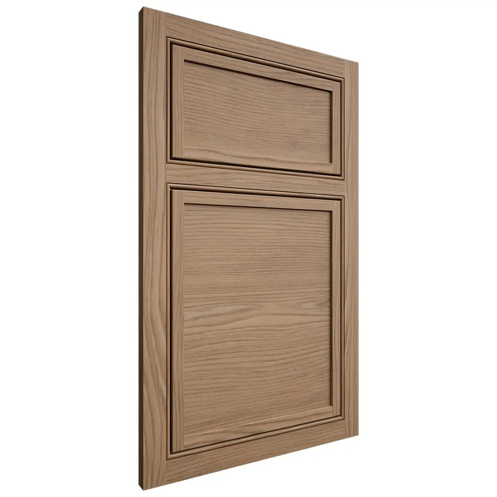 Shiloh Cabinetry Beaded Inset Napa Horizontal White Oak Plain Cut Natural Door