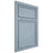 Shiloh Cabinetry Beaded Inset Napa Horizontal White Oak Plain Cut Sky Door