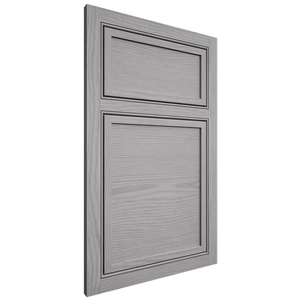 Shiloh Cabinetry Beaded Inset Napa Horizontal White Oak Plain Cut Stratus Door
