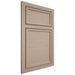Shiloh Cabinetry Beaded Inset Napa Horizontal White Oak Plain Cut Straw Door