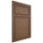 Shiloh Cabinetry Beaded Inset Napa Horizontal White Oak Quarter Sawn Autumn Door