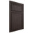 Shiloh Cabinetry Beaded Inset Napa Horizontal White Oak Quarter Sawn Morel Door