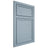 Shiloh Cabinetry Beaded Inset Napa Horizontal White Oak Quarter Sawn Sky Door