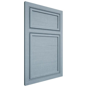 Shiloh Cabinetry Beaded Inset Napa Horizontal White Oak Quarter Sawn Sky Door