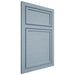 Shiloh Cabinetry Beaded Inset Napa Horizontal White Oak Quarter Sawn Sky Door