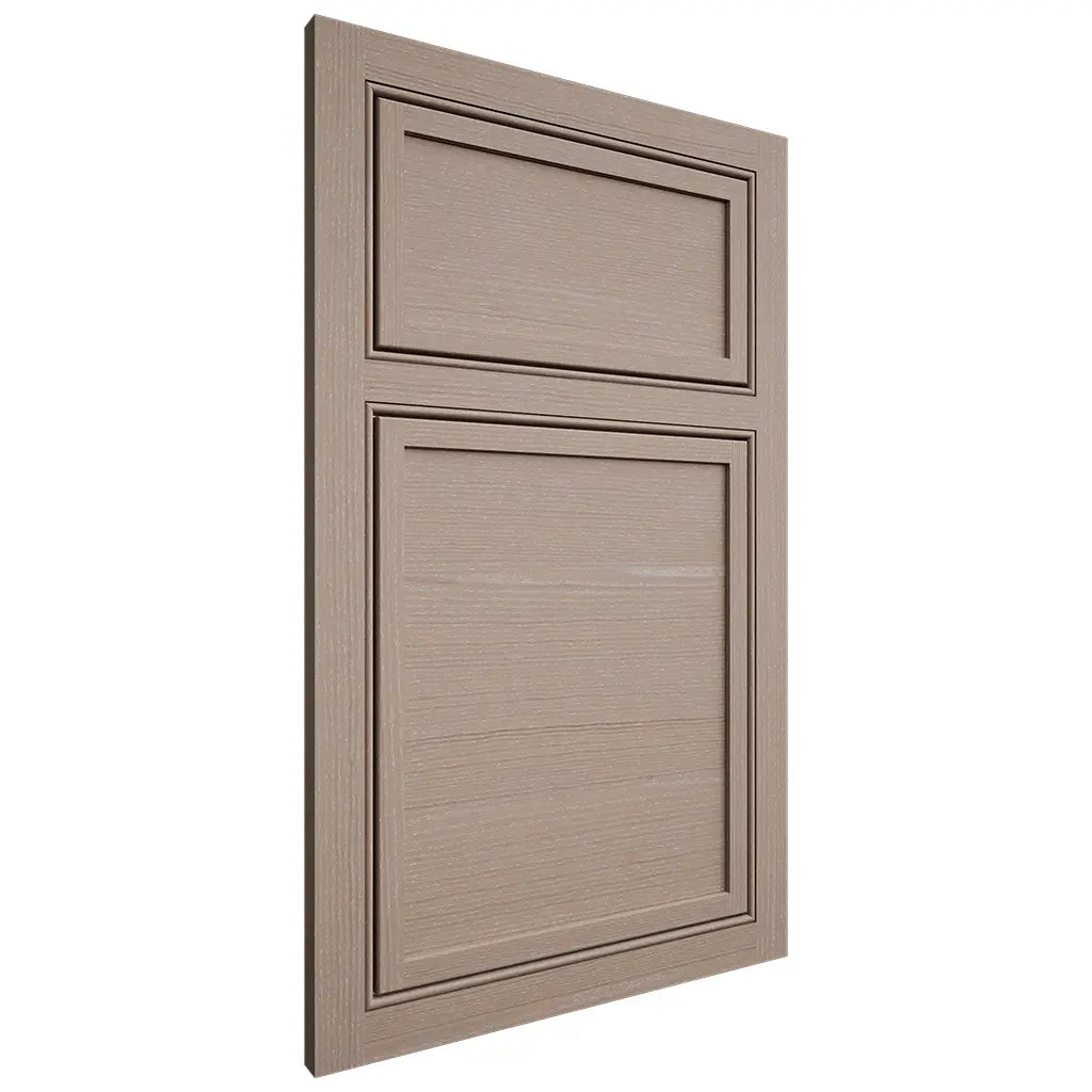 Shiloh Cabinetry Beaded Inset Napa Horizontal White Oak Quarter Sawn Whitewash Door