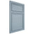 Shiloh Cabinetry Beaded Inset Napa Horizontal White Oak Rift Cut Sky Door