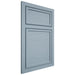 Shiloh Cabinetry Beaded Inset Napa Horizontal White Oak Rift Cut Sky Door