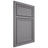 Shiloh Cabinetry Beaded Inset Napa Horizontal White Oak Rift Cut Sterling Door
