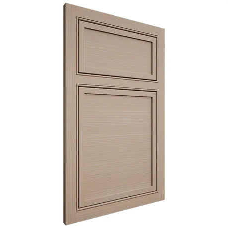 Shiloh Cabinetry Beaded Inset Napa Horizontal White Oak Rift Cut Straw Door
