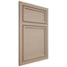 Shiloh Cabinetry Beaded Inset Napa Horizontal White Oak Rift Cut Straw Door