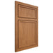 Shiloh Cabinetry Beaded Inset Napa Vertical Alder Plain Cut Caramel Door