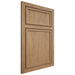 Shiloh Cabinetry Beaded Inset Napa Vertical Alder Plain Cut Dusty Road Door