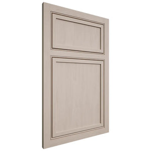 Shiloh Cabinetry Beaded Inset Napa Vertical Alder Plain Cut White Sands Door