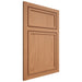 Shiloh Cabinetry Beaded Inset Napa Vertical Cherry Plain Cut Natural Door