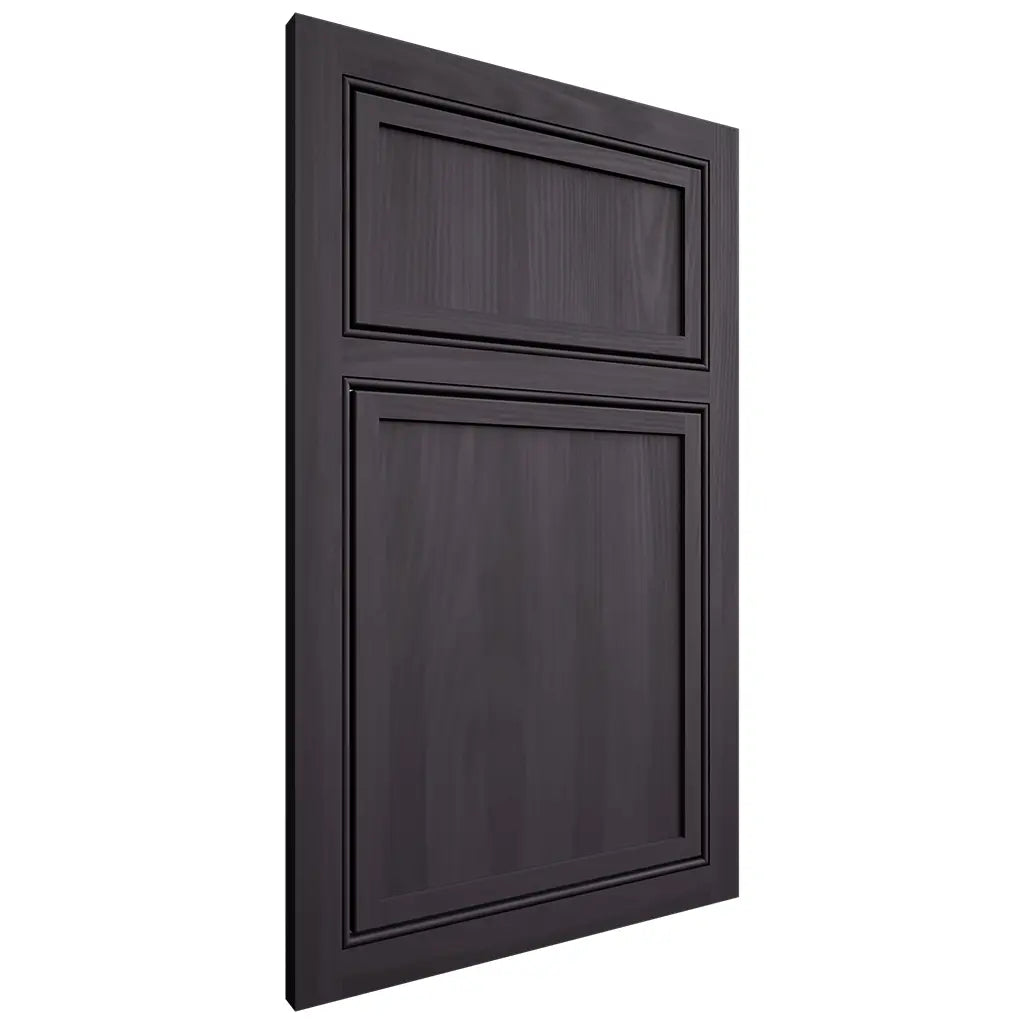 Shiloh Cabinetry Beaded Inset Napa Vertical Hickory Plain Cut Harbor Door