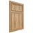 Shiloh Cabinetry Beaded Inset Napa Vertical Hickory Plain Cut Natural Door