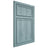 Shiloh Cabinetry Beaded Inset Napa Vertical Hickory Plain Cut Sky Door