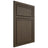 Shiloh Cabinetry Beaded Inset Napa Vertical Maple Plain Cut Perfect Brown Door