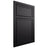 Shiloh Cabinetry Beaded Inset Napa Vertical Paintable Black Door