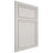 Shiloh Cabinetry Beaded Inset Napa Vertical Paintable Eggshell Door