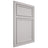 Shiloh Cabinetry Beaded Inset Napa Vertical Paintable Mindful Gray Door