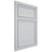 Shiloh Cabinetry Beaded Inset Napa Vertical Paintable Niebla Azul Door