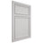 Shiloh Cabinetry Beaded Inset Napa Vertical Paintable Repose Gray Door